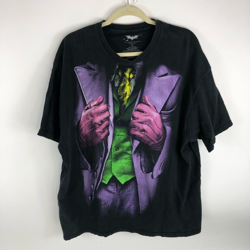 Batman Dark Knight Joker Suit T Shirt Mens XXL 3XL